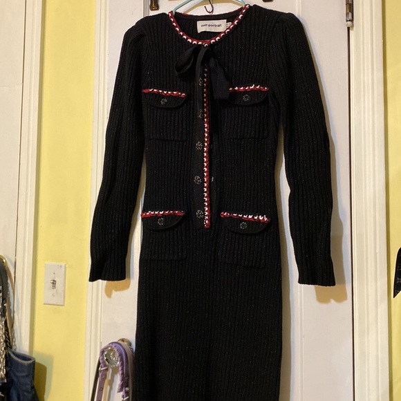 Self Portrait Knit Long dress - Picture 5 of 9